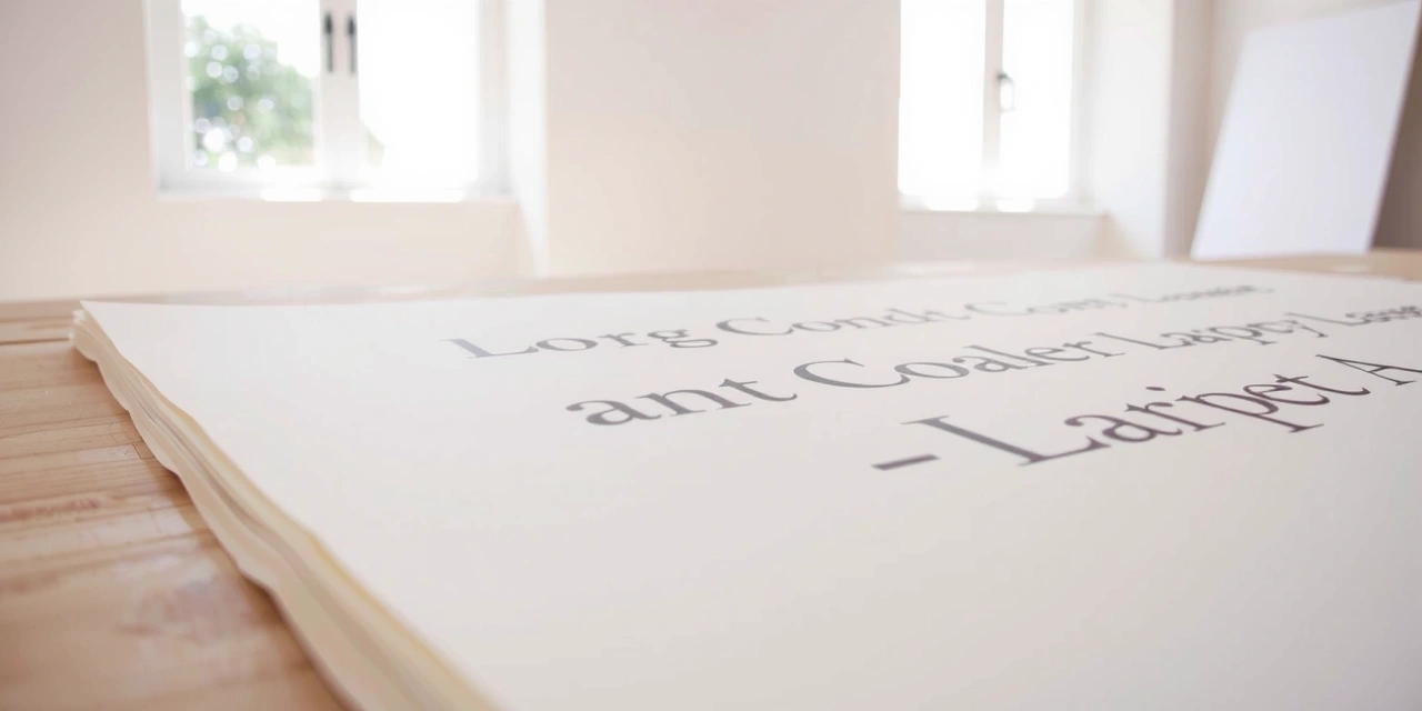 Typography selection process